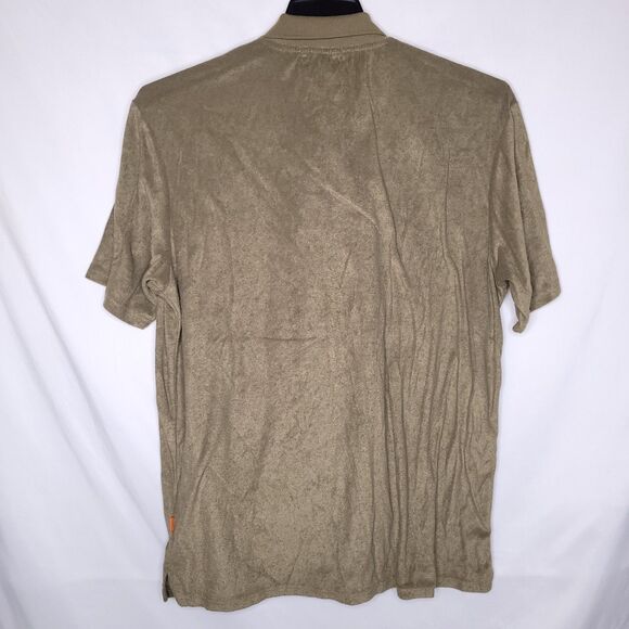 Negative Space Terry Polo Mens XL Army Green Towel Beach - Picture 5 of 11